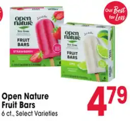 Jewel-Osco Open Nature Fruit Bars offer