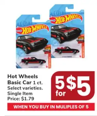 Jewel-Osco Hot Wheels Basic Car offer