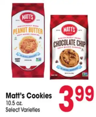 Jewel-Osco Matt's Cookies offer