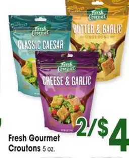 Jewel-Osco Fresh Gourmet Croutons offer