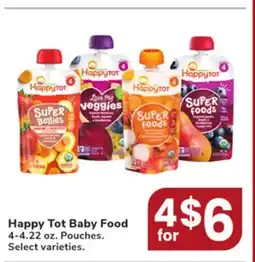 Jewel-Osco Happy Tot Baby Food offer