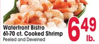 Jewel-Osco Waterfront Bistro 61-70 ct. Cooked Shrimp offer