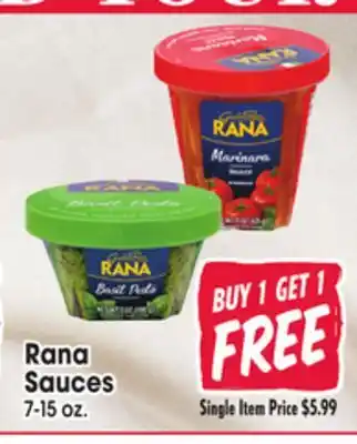 Jewel-Osco Rana Sauces offer