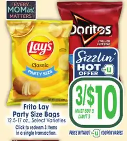 Jewel-Osco Frito Lay Party Size Bags offer