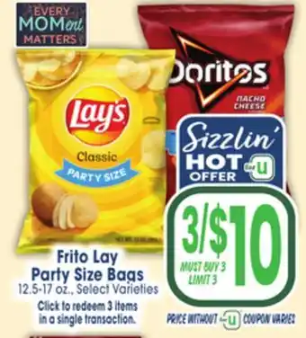 Jewel-Osco Frito Lay Party Size Bags offer