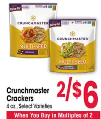 Jewel-Osco Crunchmaster Crackers offer