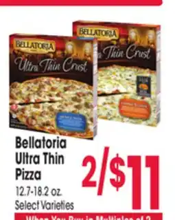 Jewel-Osco Bellatoria Ultra Thin Pizza offer