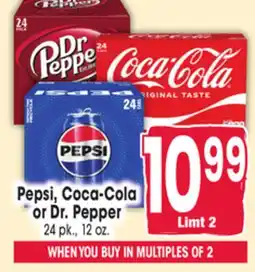 Jewel-Osco Pepsi, Coca-Cola or Dr. Pepper offer