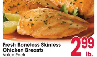 Jewel-Osco Fresh Boneless Skinless Chicken Breasts offer