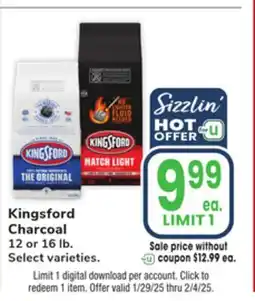 Jewel-Osco Kingsford Charcoal offer