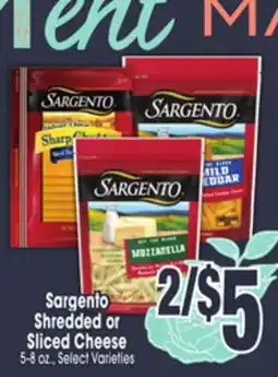 Jewel-Osco Sargento Shredded or Sliced Cheese offer