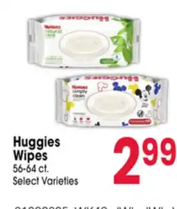 Jewel-Osco Huggies Wipes offer