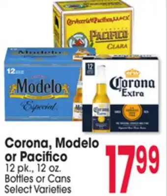 Jewel-Osco Corona, Modelo or Pacifico offer