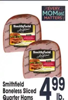 Jewel-Osco Smithfield Boneless Sliced Quarter Hams offer