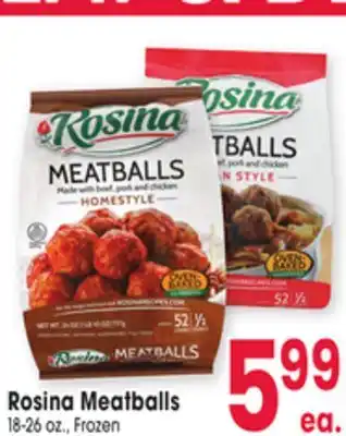 Jewel-Osco Rosina Meatballs offer