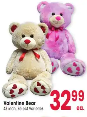 Jewel-Osco Valentine Bear offer