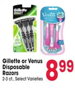 Jewel-Osco Gillette or Venus Disposable Razors offer