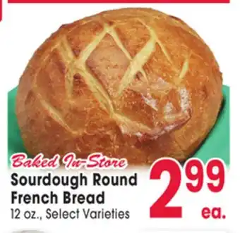 Jewel-Osco Sourdough Round French Bread offer