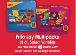 Jewel-Osco Frito Lay Multipacks offer