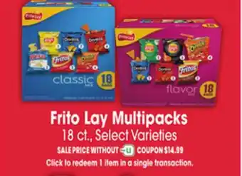 Jewel-Osco Frito Lay Multipacks offer