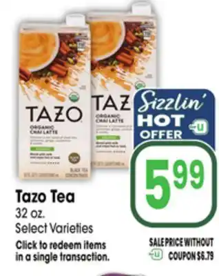 Jewel-Osco Tazo Tea offer