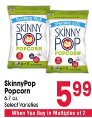 Jewel-Osco SkinnyPop Popcorn offer