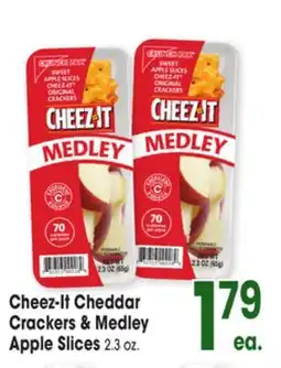 Jewel-Osco Cheez-It Cheddar Crackers & Medley Crackers & Medley Apple Slices offer