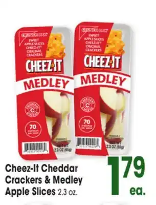 Jewel-Osco Cheez-It Cheddar Crackers & Medley Crackers & Medley Apple Slices offer