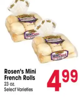 Jewel-Osco Rosen's Mini French Rolls offer