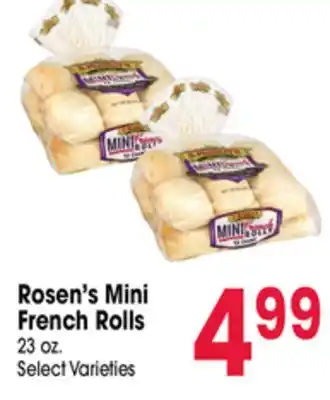 Jewel-Osco Rosen's Mini French Rolls offer