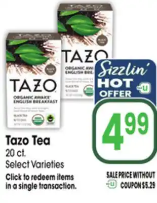 Jewel-Osco Tazo Tea offer