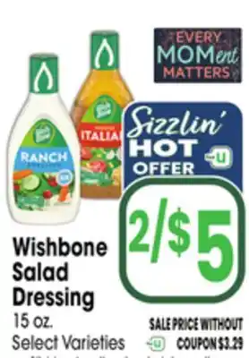 Jewel-Osco Wishbone Salad Dressing offer