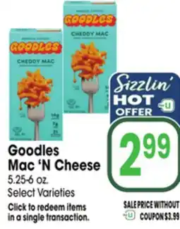 Jewel-Osco Goodles Mac'N Cheese offer