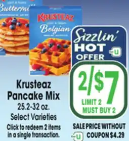 Jewel-Osco Krusteaz Pancake Mix offer