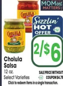 Jewel-Osco Cholula Salsa offer