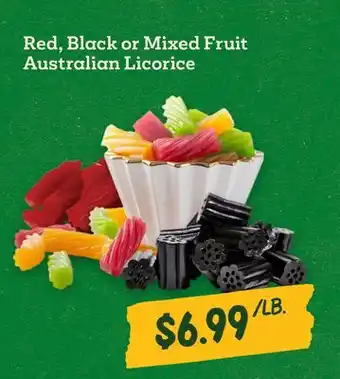 Sprouts Farmers Market Red, Black or Mixed Fruit Australian Licorice offer