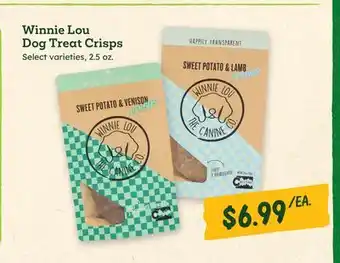 Sprouts Farmers Market Winnie Lou Dog Treat Crisps offer