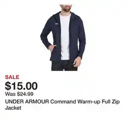 Marshalls UNDER ARMOUR Command Warm-up Full Zip Jacket offer