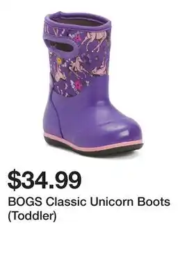 Marshalls BOGS Classic Unicorn Boots (Toddler) offer