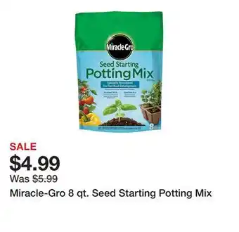 Tractor Supply Company Miracle-Gro 8 qt. Seed Starting Potting Mix offer