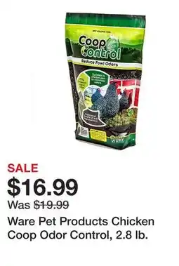 Tractor Supply Company Ware Pet Products Chicken Coop Odor Control, 2.8 lb offer