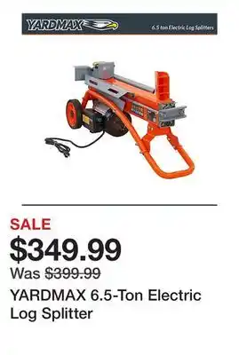 Tractor Supply Company YARDMAX 6.5-Ton Electric Log Splitter offer