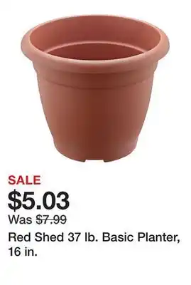 Tractor Supply Company Red Shed 37 lb. Basic Planter, 16 in offer