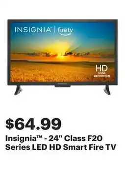 Best Buy Insignia - 24 Class F20 Series LED HD Smart Fire TV offer