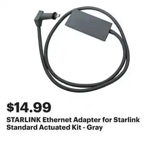 Best Buy STARLINK Ethernet Adapter for Starlink Standard Actuated Kit - Gray offer