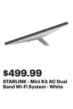 Best Buy STARLINK - Mini Kit AC Dual Band Wi-Fi System - White offer