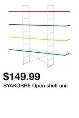 Ikea BYAKORRE Open shelf unit offer