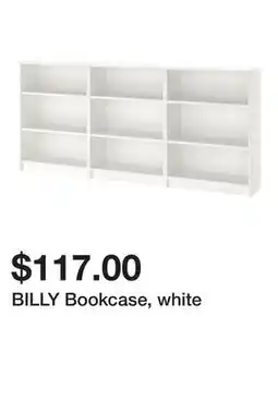 Ikea BILLY Bookcase, white offer