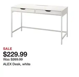 Ikea ALEX Desk, white offer