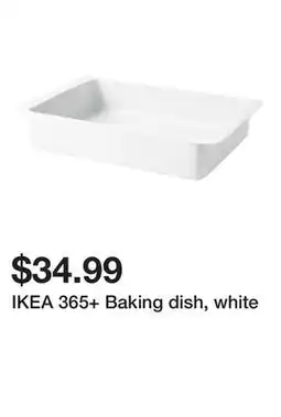 Ikea IKEA 365+ Baking dish, white offer